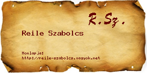 Reile Szabolcs névjegykártya